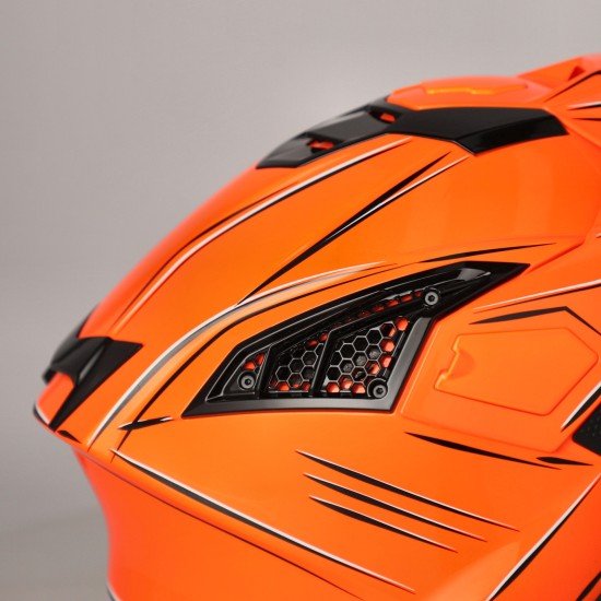 Casco Acerbis Airstrike X Orange Grey - Micasco.es - Tu tienda de cascos de moto