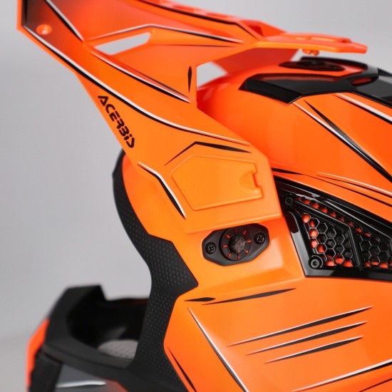 Casco Acerbis Airstrike X Orange Grey - Micasco.es - Tu tienda de cascos de moto