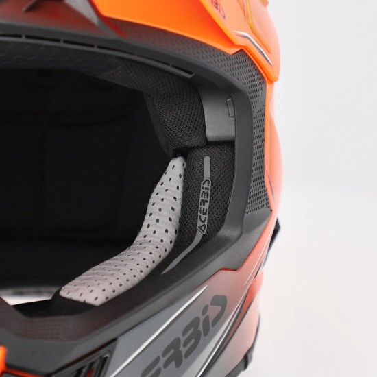 Casco Acerbis Airstrike X Orange Grey - Micasco.es - Tu tienda de cascos de moto