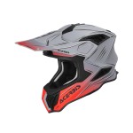 Casco Acerbis Airstrike X Grey Red - Micasco.es - Tu tienda de cascos de moto