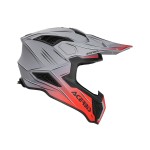 Casco Acerbis Airstrike X Grey Red - Micasco.es - Tu tienda de cascos de moto