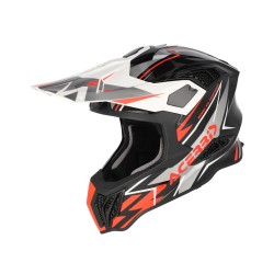 Casco Acerbis Airstrike X Black Fluo Orange