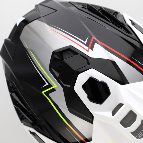 Casco Acerbis Airstrike X Black Fluo Orange - Micasco.es - Tu tienda de cascos de moto