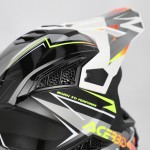 Casco Acerbis Airstrike X Black Fluo Orange - Micasco.es - Tu tienda de cascos de moto