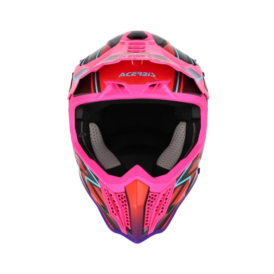 Casco Acerbis Airstrike X Black Pink - Micasco.es - Tu tienda de cascos de moto