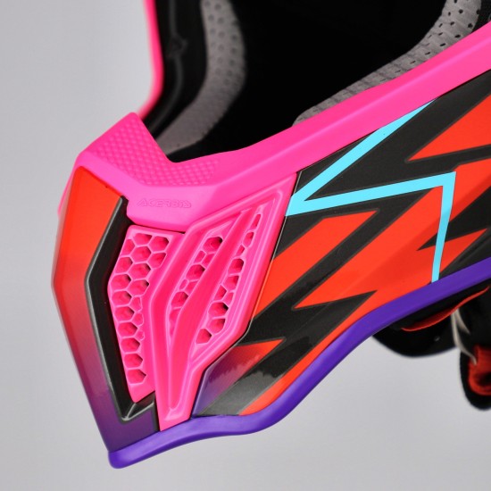 Casco Acerbis Airstrike X Black Pink - Micasco.es - Tu tienda de cascos de moto