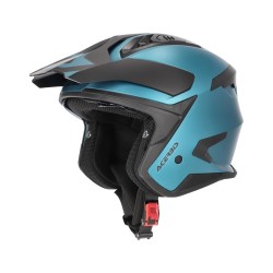 Casco jet ACERBIS Aria EVO Metallic Light Blue