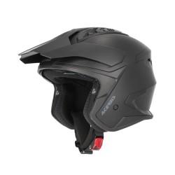 Casco jet ACERBIS Aria EVO Solid black