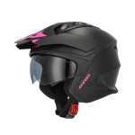 Casco jet ACERBIS Aria EVO Solid Black Pink - Micasco.es Casco jet ACERBIS Aria EVO Solid Black Pink - Micasco.es - Tu tienda de cascos de moto