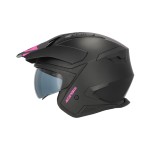 Casco jet ACERBIS Aria EVO Solid Black Pink - Micasco.es Casco jet ACERBIS Aria EVO Solid Black Pink - Micasco.es - Tu tienda de cascos de moto