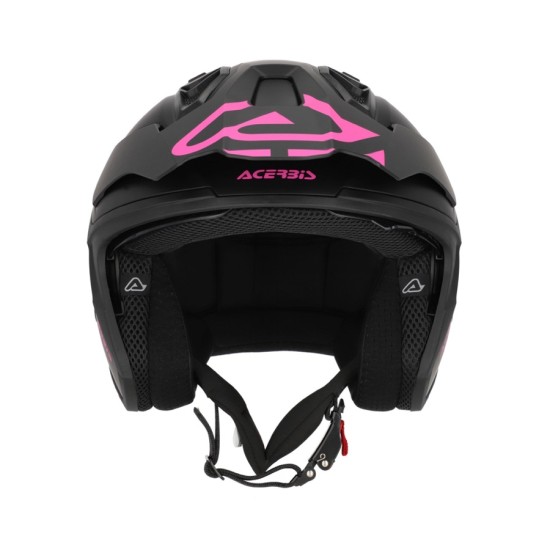 Casco jet ACERBIS Aria EVO Solid Black Pink - Micasco.es Casco jet ACERBIS Aria EVO Solid Black Pink - Micasco.es - Tu tienda de cascos de moto