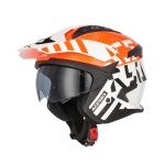 Casco jet ACERBIS Aria EVO white-orange - Micasco.es Casco jet ACERBIS Aria EVO white-orange - Micasco.es - Tu tienda de cascos de moto