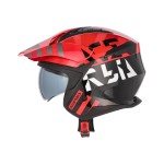 Casco jet ACERBIS Aria EVO black-red - Micasco.es - Tu tienda de cascos de moto