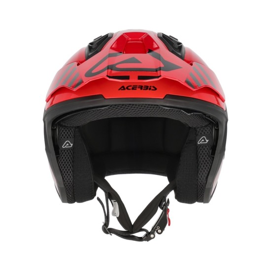 Casco jet ACERBIS Aria EVO black-red - Micasco.es - Tu tienda de cascos de moto