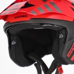 Casco jet ACERBIS Aria EVO black-red - Micasco.es - Tu tienda de cascos de moto