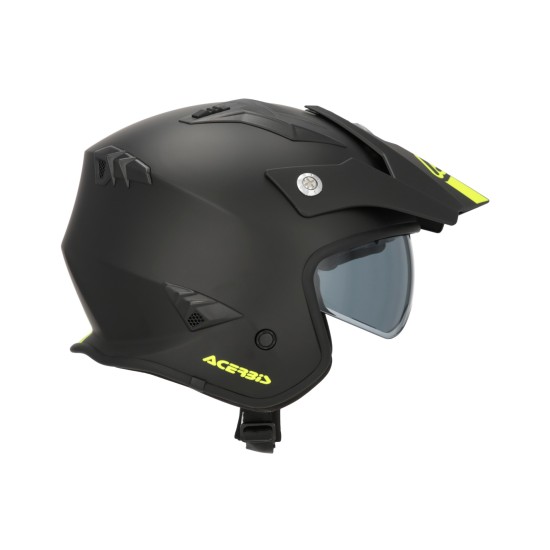 Casco jet ACERBIS Aria Black Matt Yellow - Micasco.es Casco jet ACERBIS Aria Black Matt Yellow - Micasco.es - Tu tienda de cascos de moto