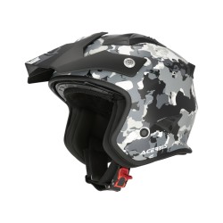 Casco Jet ACERBIS Aria Sport Grey Black