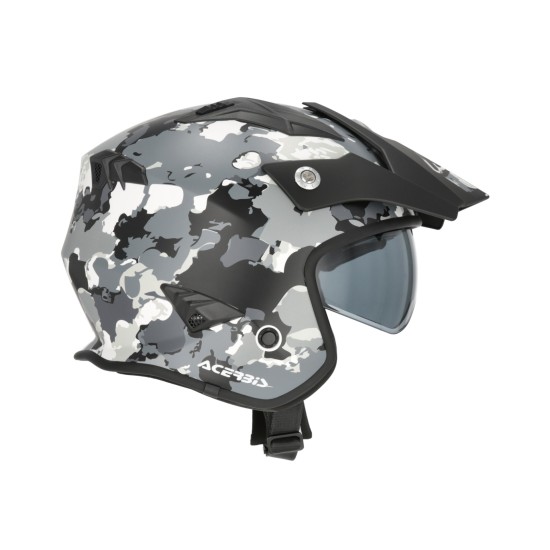 Casco Jet ACERBIS Aria Sport Grey Black - Micasco.es - Tu tienda de cascos de moto