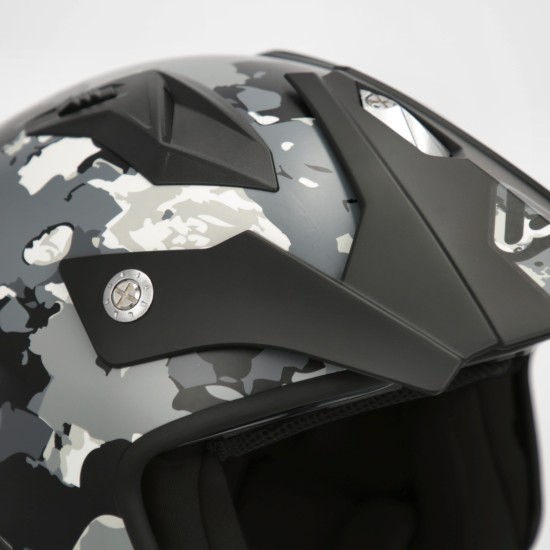 Casco Jet ACERBIS Aria Sport Grey Black - Micasco.es - Tu tienda de cascos de moto