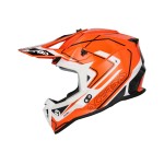 Casco Acerbis Linear Orange White - Micasco.es - Tu tienda de cascos de moto