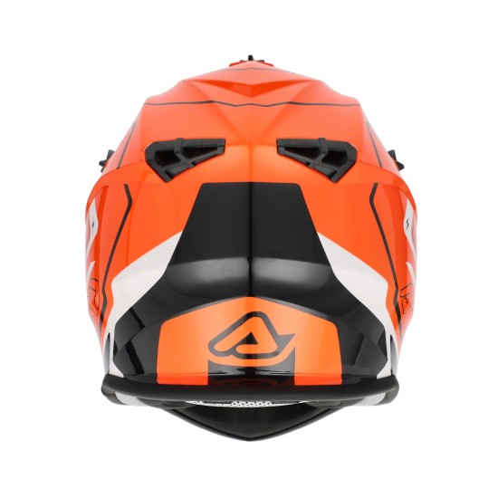 Casco Acerbis Linear Orange White - Micasco.es - Tu tienda de cascos de moto