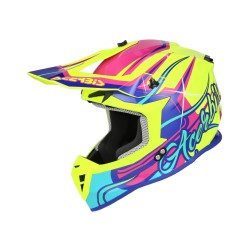 Casco Acerbis Linear Yellow Purple