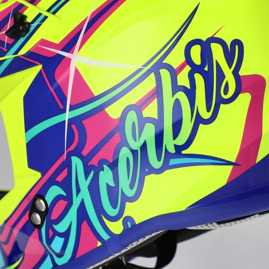 Casco Acerbis Linear Yellow Purple - Micasco.es Casco Acerbis Linear Yellow Purple - Micasco.es - Tu tienda de cascos de moto