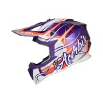 Casco Acerbis Linear Purple White - Micasco.es - Tu tienda de cascos de moto