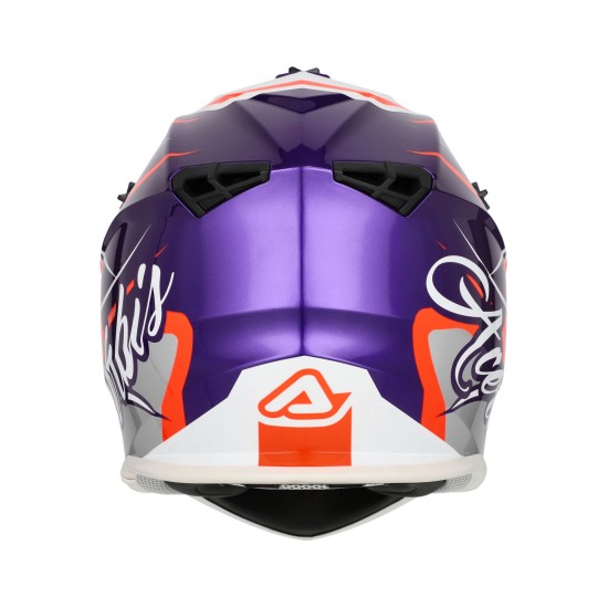 Casco Acerbis Linear Purple White - Micasco.es - Tu tienda de cascos de moto