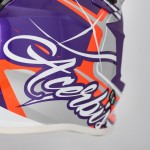 Casco Acerbis Linear Purple White - Micasco.es - Tu tienda de cascos de moto