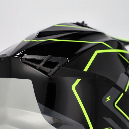 Casco Acerbis Linear Black Yellow - Micasco.es - Tu tienda de cascos de moto