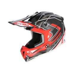 Casco Acerbis Linear Grey Red