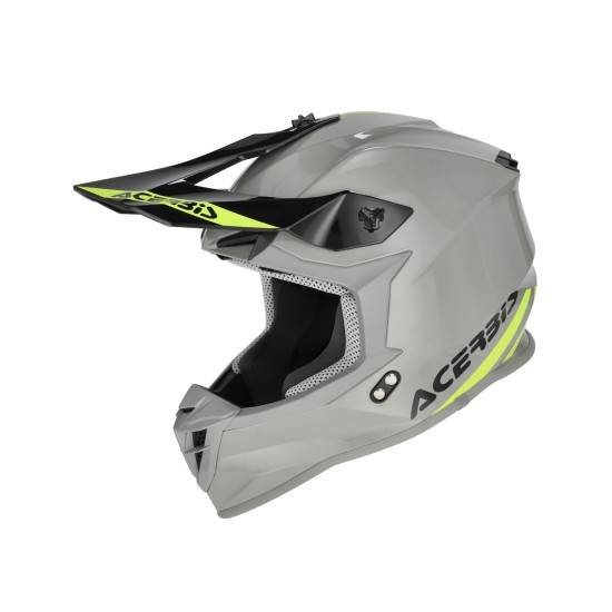 Casco Acerbis Linear Grey Yellow - Micasco.es - Tu tienda de cascos de moto
