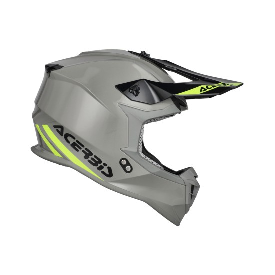 Casco Acerbis Linear Grey Yellow - Micasco.es - Tu tienda de cascos de moto