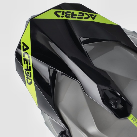 Casco Acerbis Linear Grey Yellow - Micasco.es - Tu tienda de cascos de moto