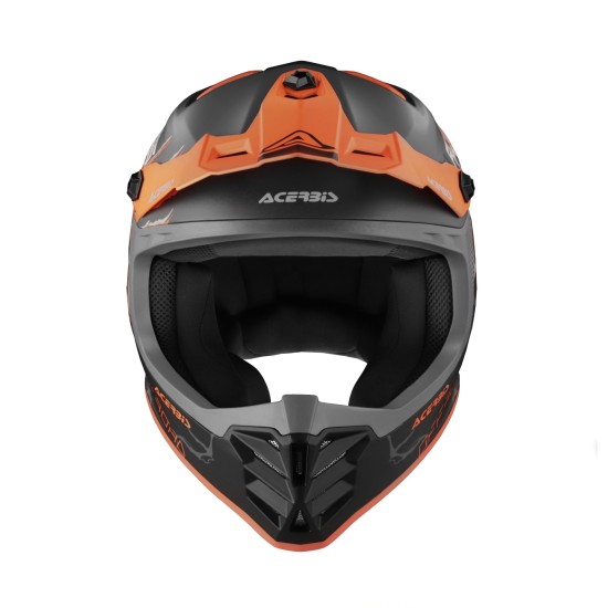 Casco Acerbis Profile Junior Black Fluo Orange - Micasco.es - Tu tienda de cascos de moto