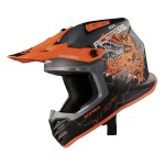 Casco Acerbis Profile Junior Black Fluo Orange - Micasco.es - Tu tienda de cascos de moto