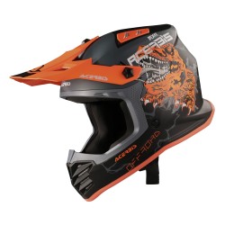 Casco Acerbis Profile Junior Black Fluo Orange