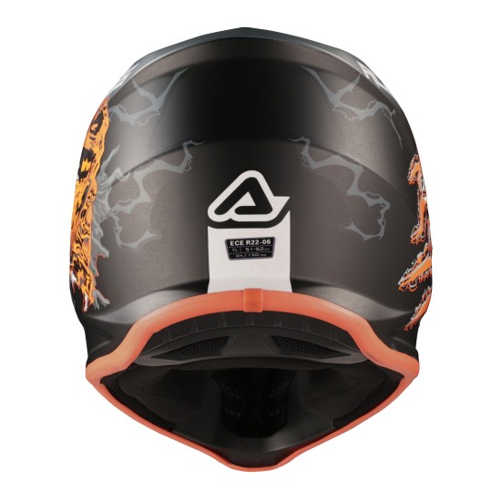 Casco Acerbis Profile Junior Black Fluo Orange - Micasco.es - Tu tienda de cascos de moto