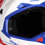 Casco Acerbis T711 WHITE BLUE RED - Micasco.es - Tu tienda de cascos de moto
