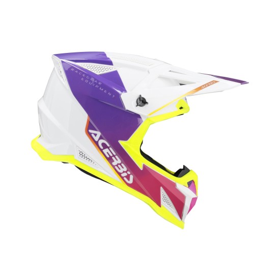 Casco Acerbis T711 WHITE PURPLE - Micasco.es - Tu tienda de cascos de moto