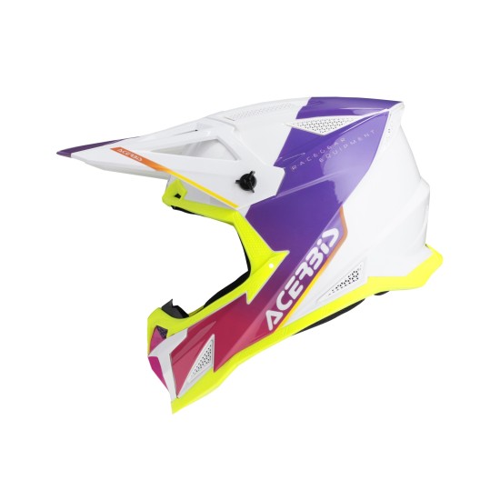 Casco Acerbis T711 WHITE PURPLE - Micasco.es - Tu tienda de cascos de moto