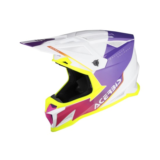 Casco Acerbis T711 WHITE PURPLE - Micasco.es - Tu tienda de cascos de moto