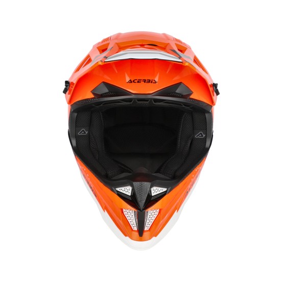 Casco Acerbis T711 ORANGE FLUO BLACK - Micasco.es - Tu tienda de cascos de moto