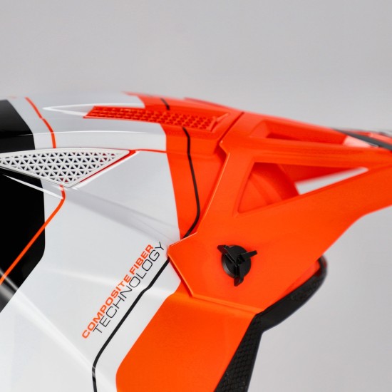 Casco Acerbis T711 ORANGE FLUO BLACK - Micasco.es - Tu tienda de cascos de moto