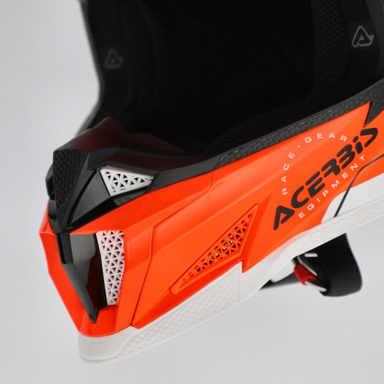 Casco Acerbis T711 ORANGE FLUO BLACK - Micasco.es - Tu tienda de cascos de moto
