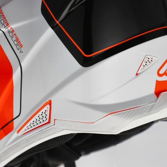 Casco Acerbis T711 ORANGE FLUO BLACK - Micasco.es - Tu tienda de cascos de moto
