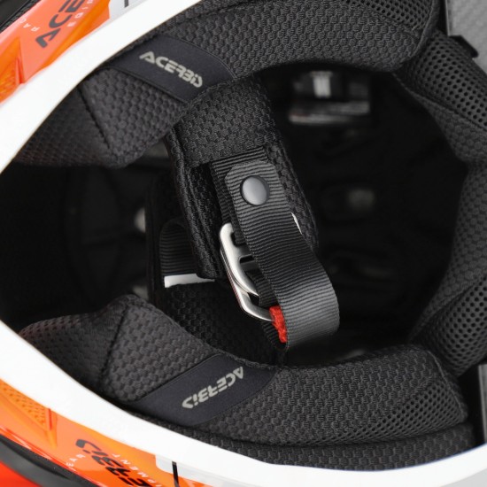 Casco Acerbis T711 ORANGE FLUO BLACK - Micasco.es - Tu tienda de cascos de moto