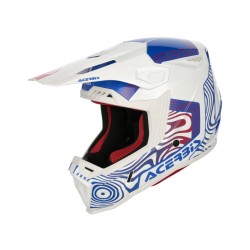 Casco Acerbis Whoops White Blue Red