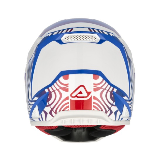 Casco Acerbis Whoops White Blue Red - Micasco.es - Tu tienda de cascos de moto